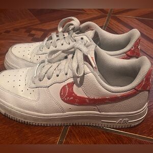 Orange Bandana Nike Air Force One